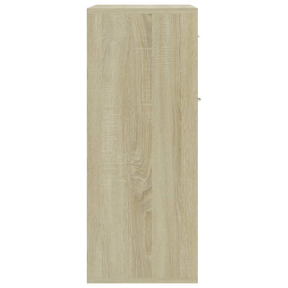 Dressoir 60x30x75 cm spaanplaat sonoma eikenkleurig Sonoma eiken