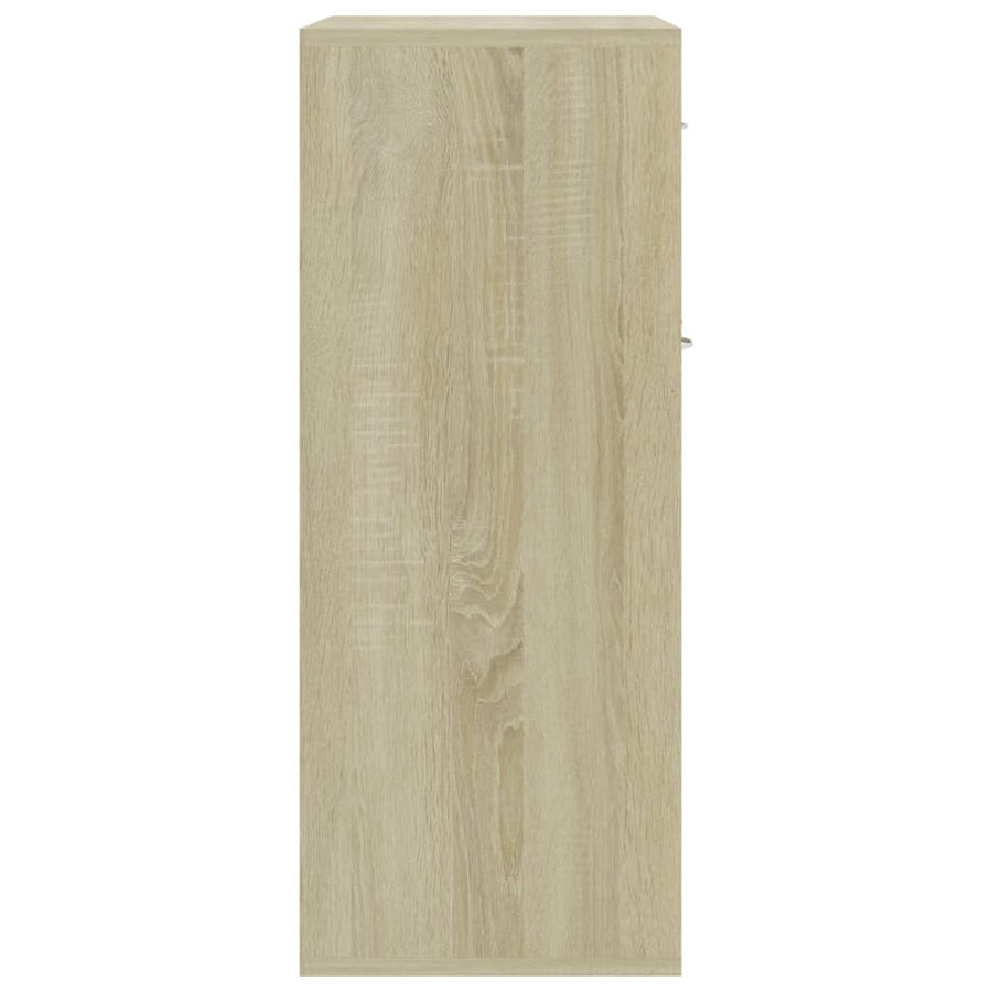 Dressoir 60x30x75 cm spaanplaat sonoma eikenkleurig Sonoma eiken