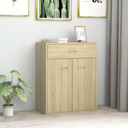 Sideboard 60x30x75 cm engineered wood Sonoma oak-coloured