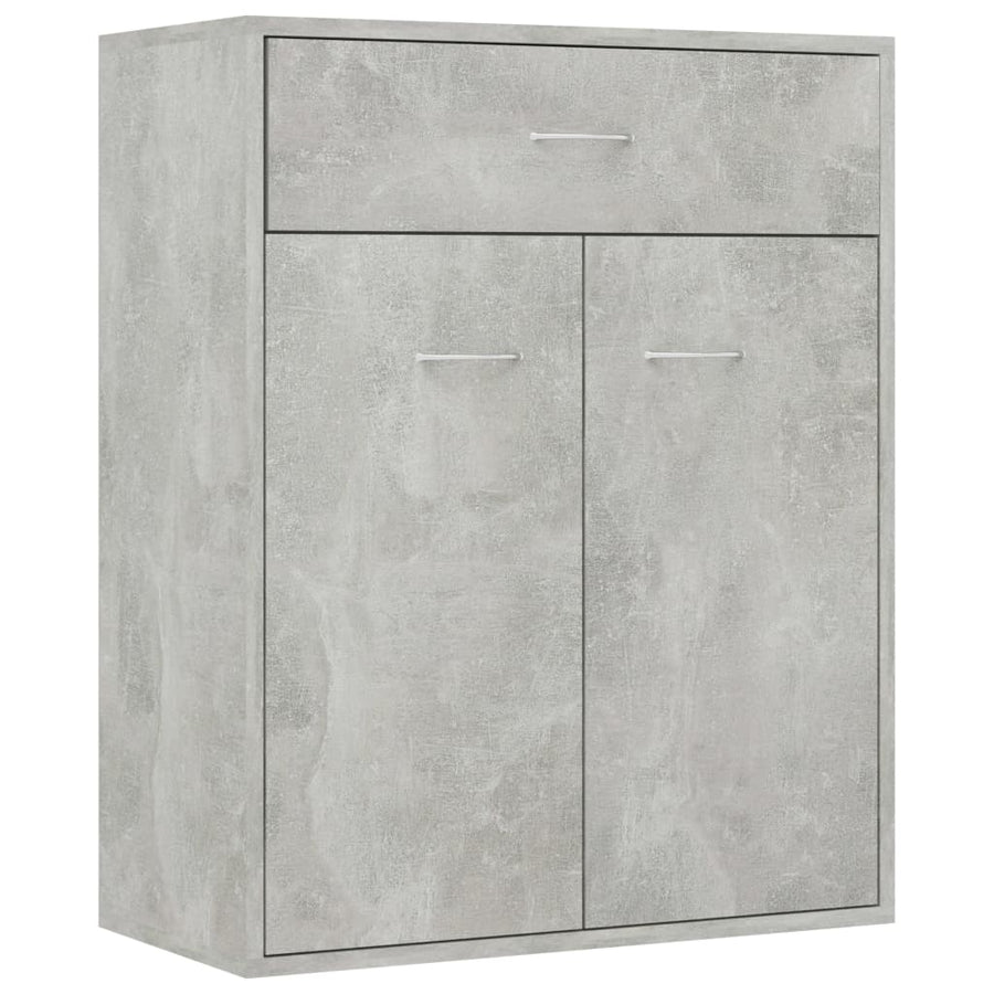 Dressoir 60x30x75 cm spaanplaat betongrijs Betongrijs