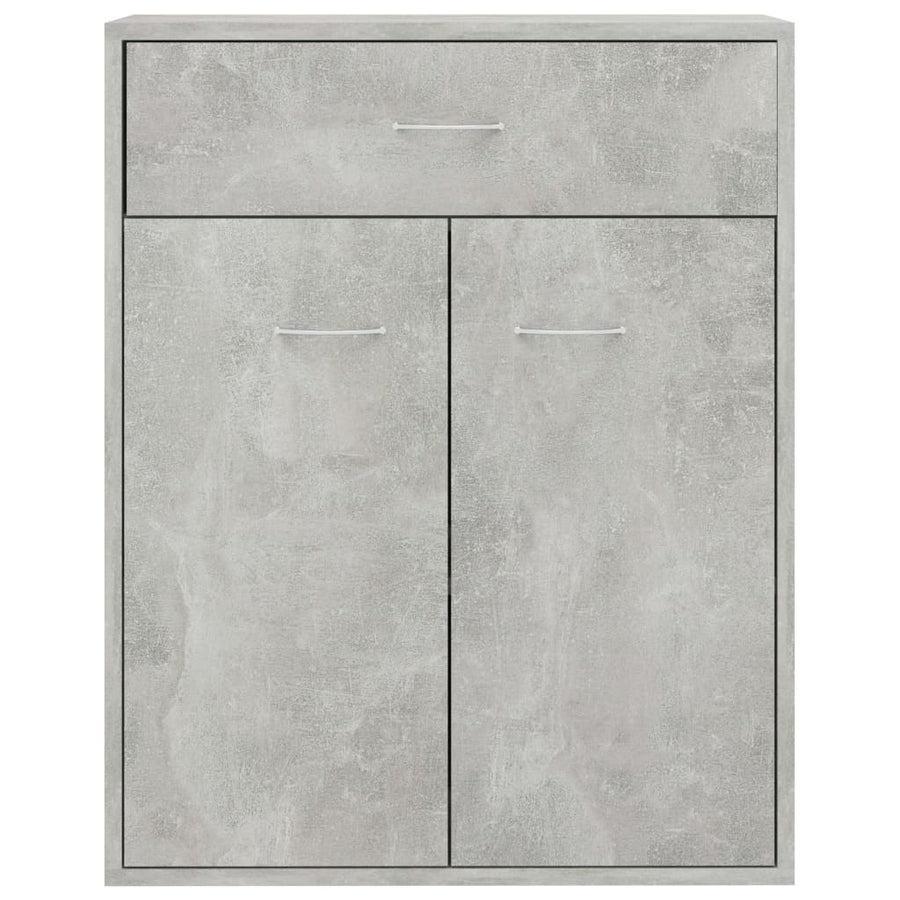 Dressoir 60x30x75 cm spaanplaat betongrijs Betongrijs