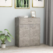 Sideboard 60x30x75 cm processed wood concrete gray