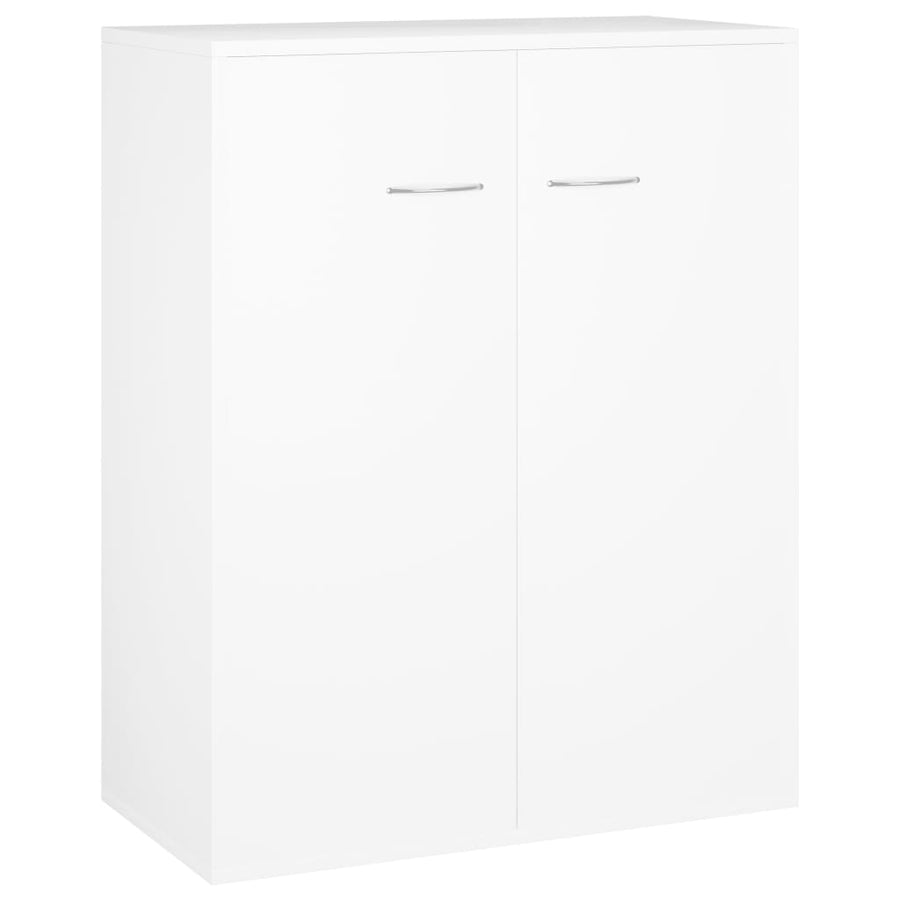 Dressoir 60x30x75 cm spaanplaat wit Wit