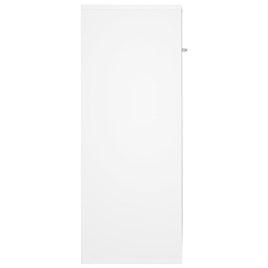 Dressoir 60x30x75 cm spaanplaat wit Wit