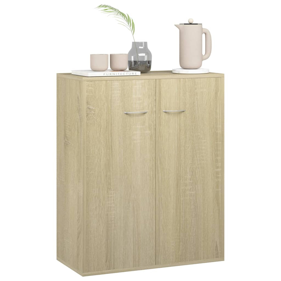Dressoir 60X30X75 Cm Spaanplaat Kleurig Sonoma eiken