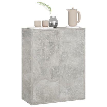 Dressoir 60X30X75 Cm Spaanplaat Betongrijs