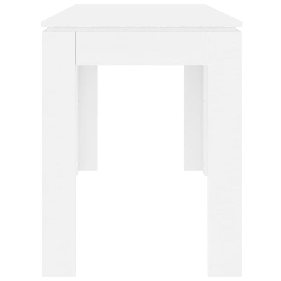 Eettafel 20X60X76 Cm Bewerkt Hout Wit