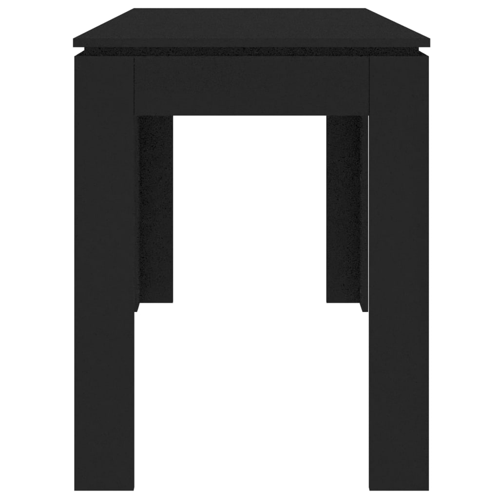 Eettafel 20X60X76 Cm Bewerkt Hout Zwart