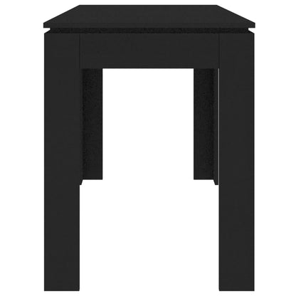 Eettafel 20X60X76 Cm Bewerkt Hout Zwart