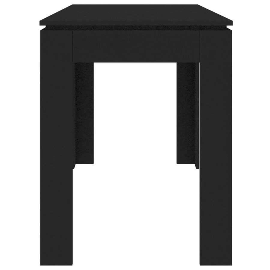 Eettafel 20X60X76 Cm Bewerkt Hout Zwart
