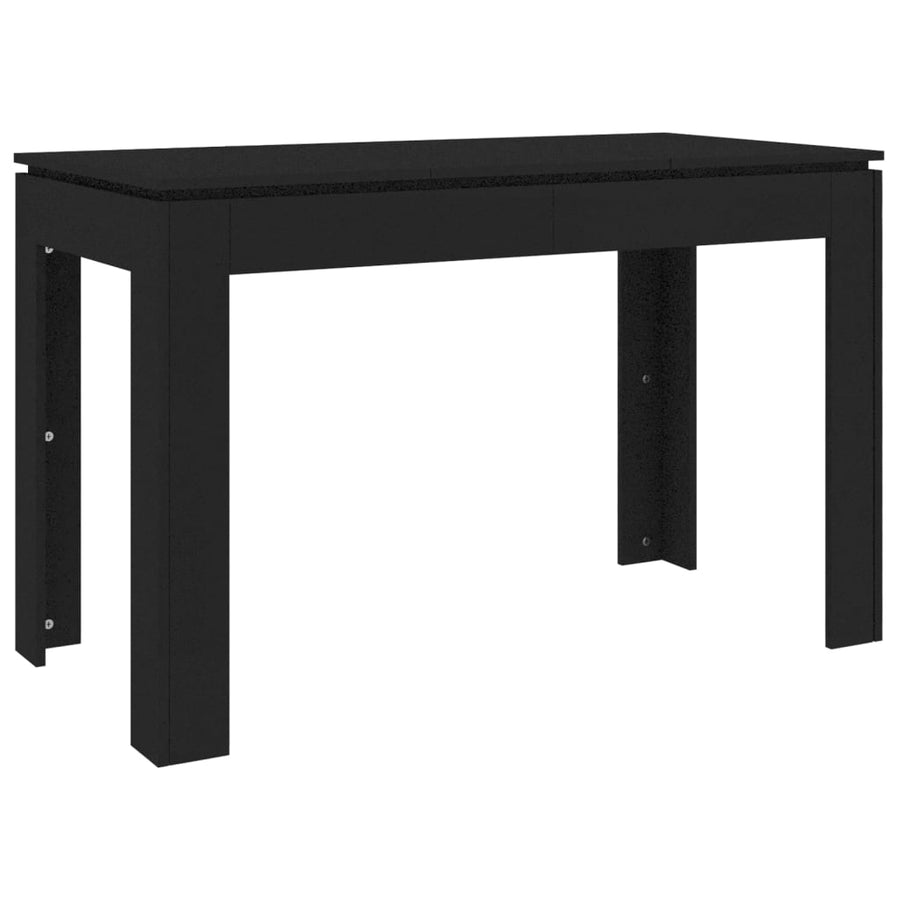 Eettafel 20X60X76 Cm Bewerkt Hout Zwart