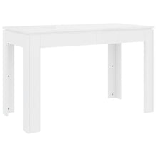 Eettafel 20X60X76 Cm Spaanplaat Hoogglans wit
