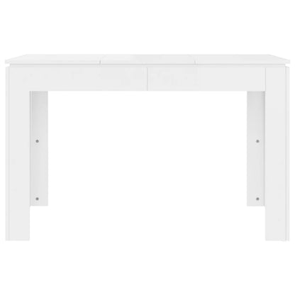 Eettafel 20X60X76 Cm Spaanplaat Hoogglans wit