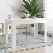 Eettafel 20X60X76 Cm Spaanplaat Hoogglans wit