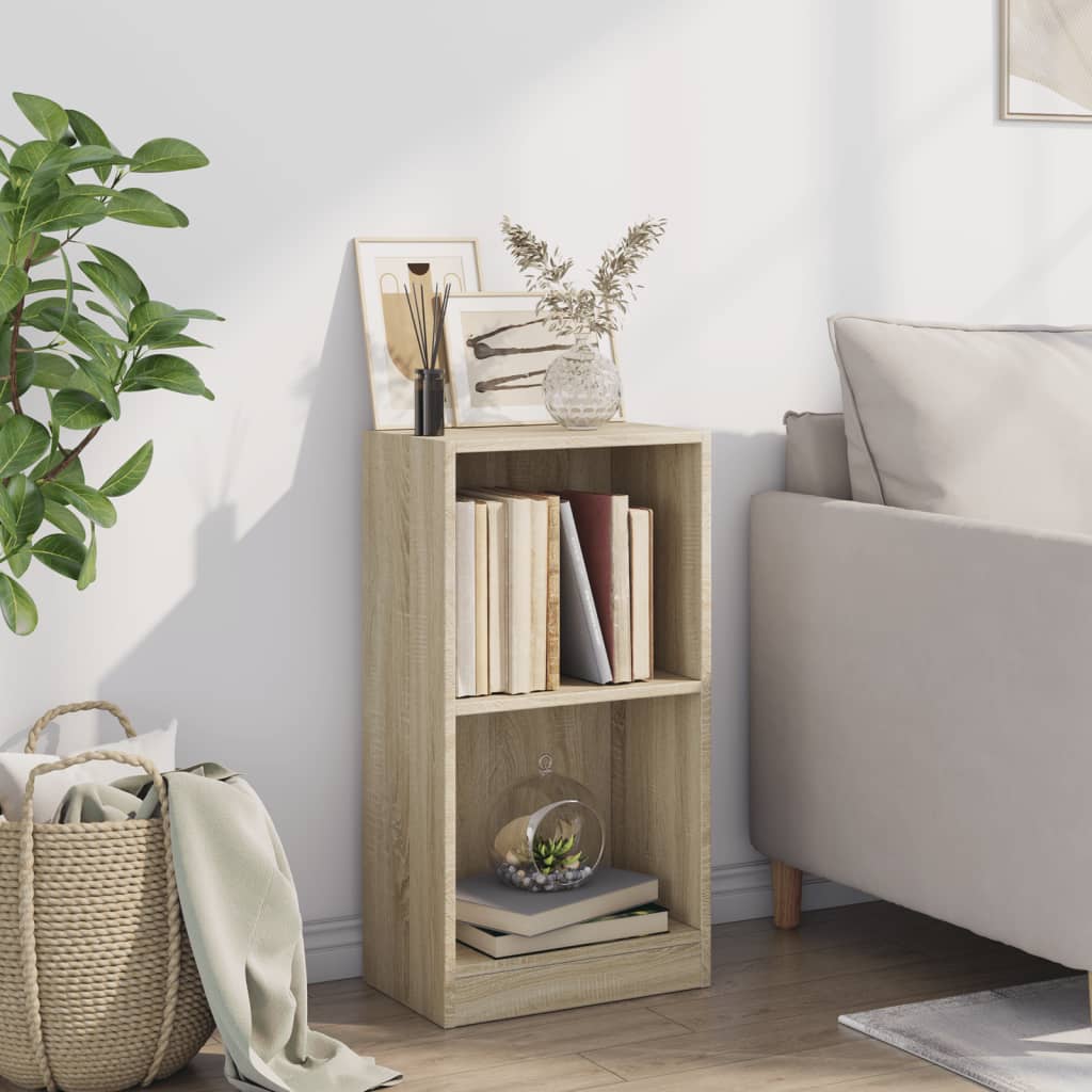 Boekenkast 40X24X75 Cm Spaanplaat Sonoma Eikenkleurig 1 40 x 24 x 75 cm