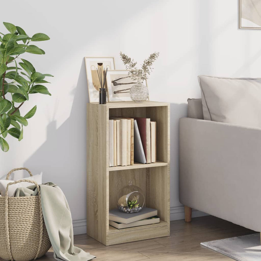 Boekenkast 40X24X75 Cm Spaanplaat Sonoma Eikenkleurig 1 40 x 24 x 75 cm