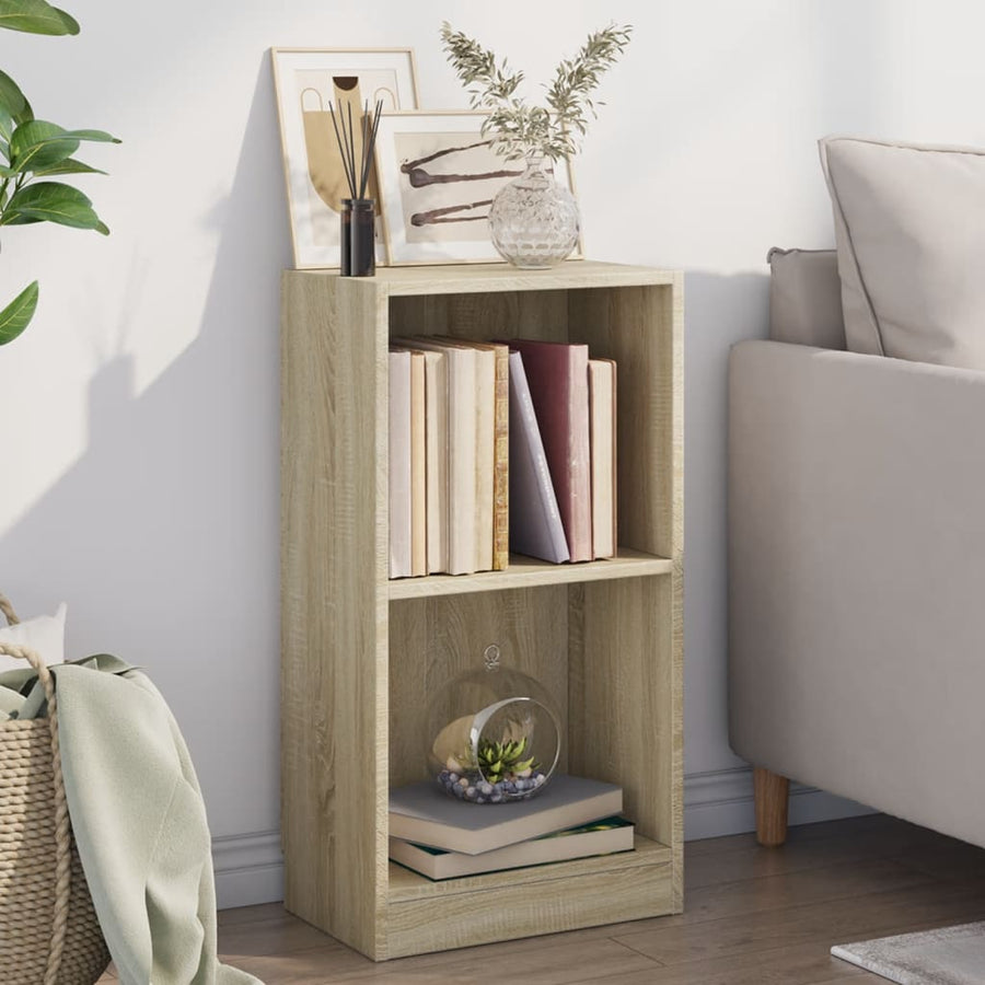 Boekenkast 40X24X75 Cm Spaanplaat Sonoma Eikenkleurig 1 40 x 24 x 75 cm