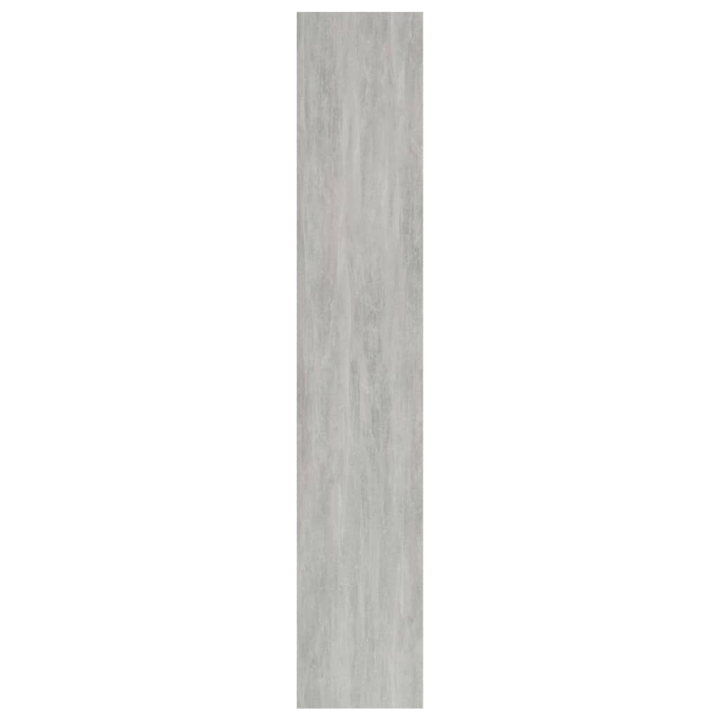 Boekenkast Met 3 Schappen Bewerkt Hout 40 x 24 x 108 cm Betongrijs