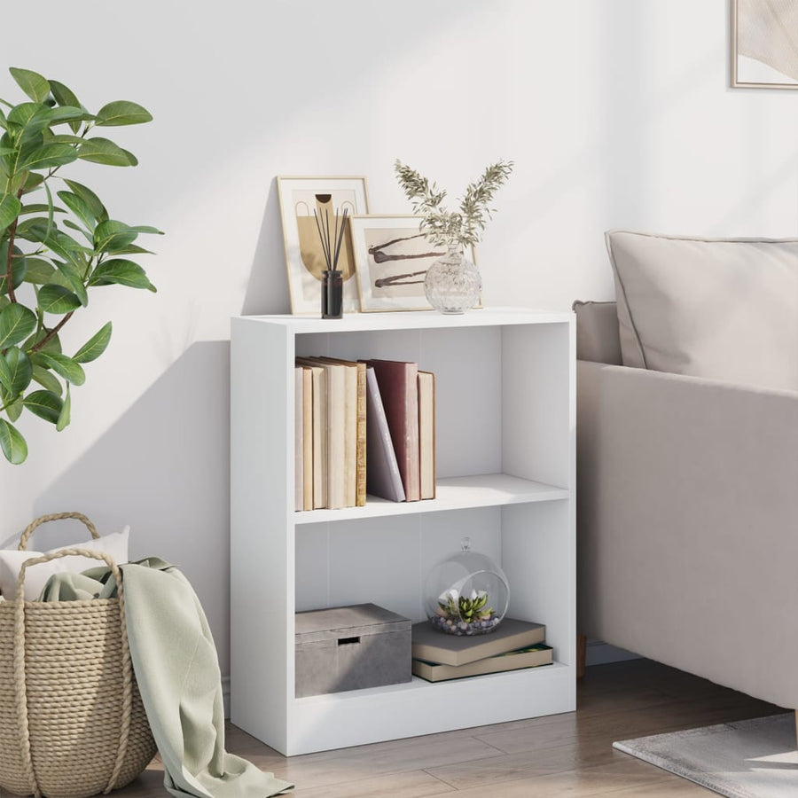 Boekenkast 60X24X Bewerkt Hout Wit 60 cm