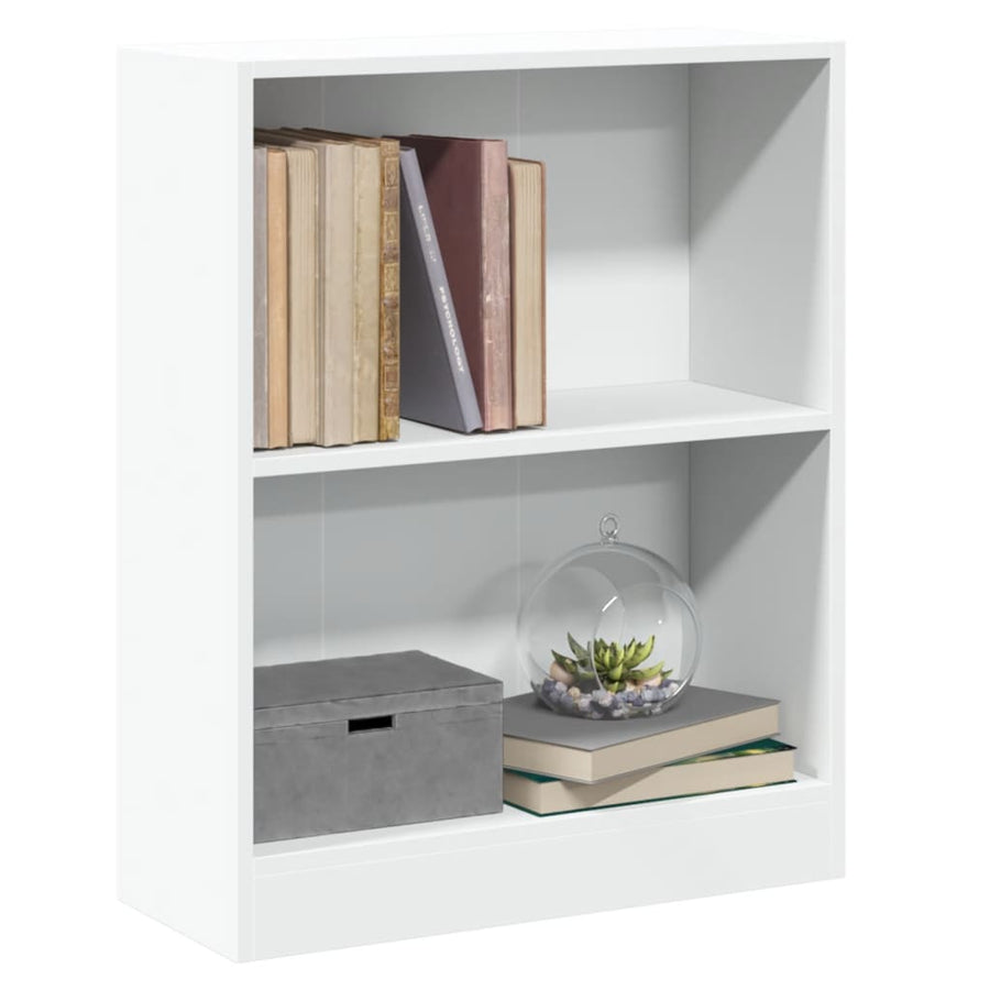 Boekenkast 60X24X Bewerkt Hout Wit 60 cm