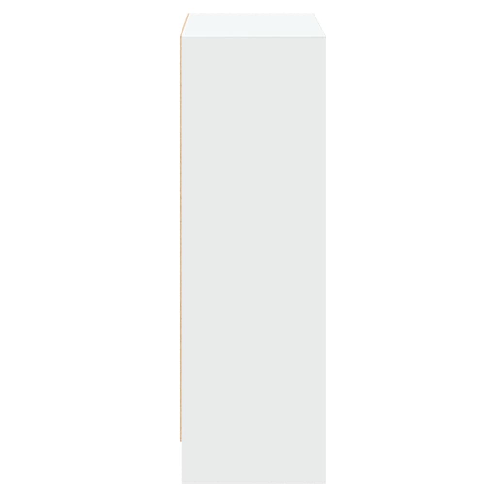 Boekenkast 60X24X Bewerkt Hout Wit 60 cm