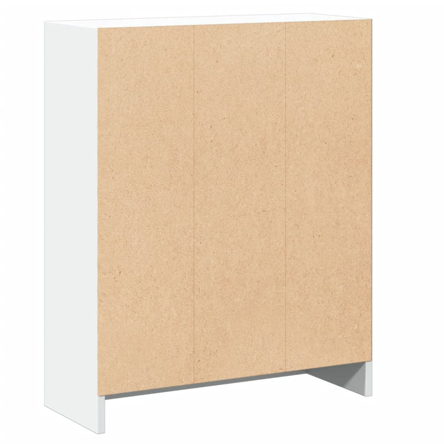 Boekenkast 60X24X Bewerkt Hout Wit 60 cm