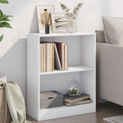 Boekenkast 60x24 cm bewerkt hout wit