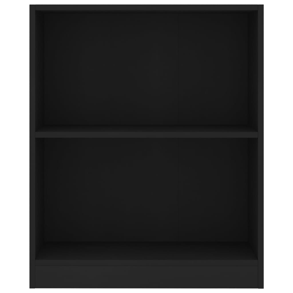 Boekenkast Bewerkt Hout 60 x 24 x 76 cm Zwart