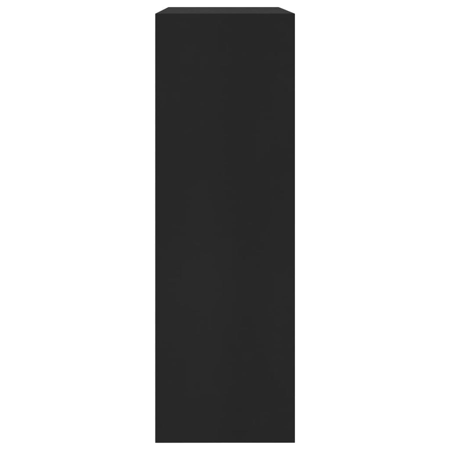 Boekenkast Bewerkt Hout 60 x 24 x 76 cm Zwart
