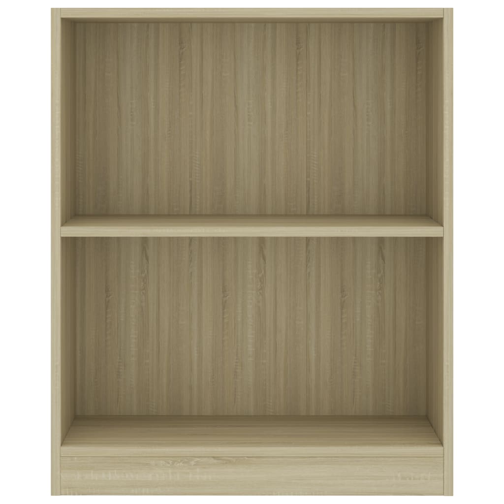 Boekenkast Bewerkt Hout Kleurig 60 x 24 x 76 cm Sonoma eiken