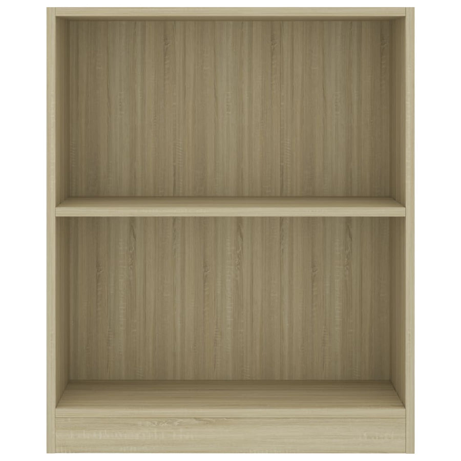 Boekenkast Bewerkt Hout Kleurig 60 x 24 x 76 cm Sonoma eiken