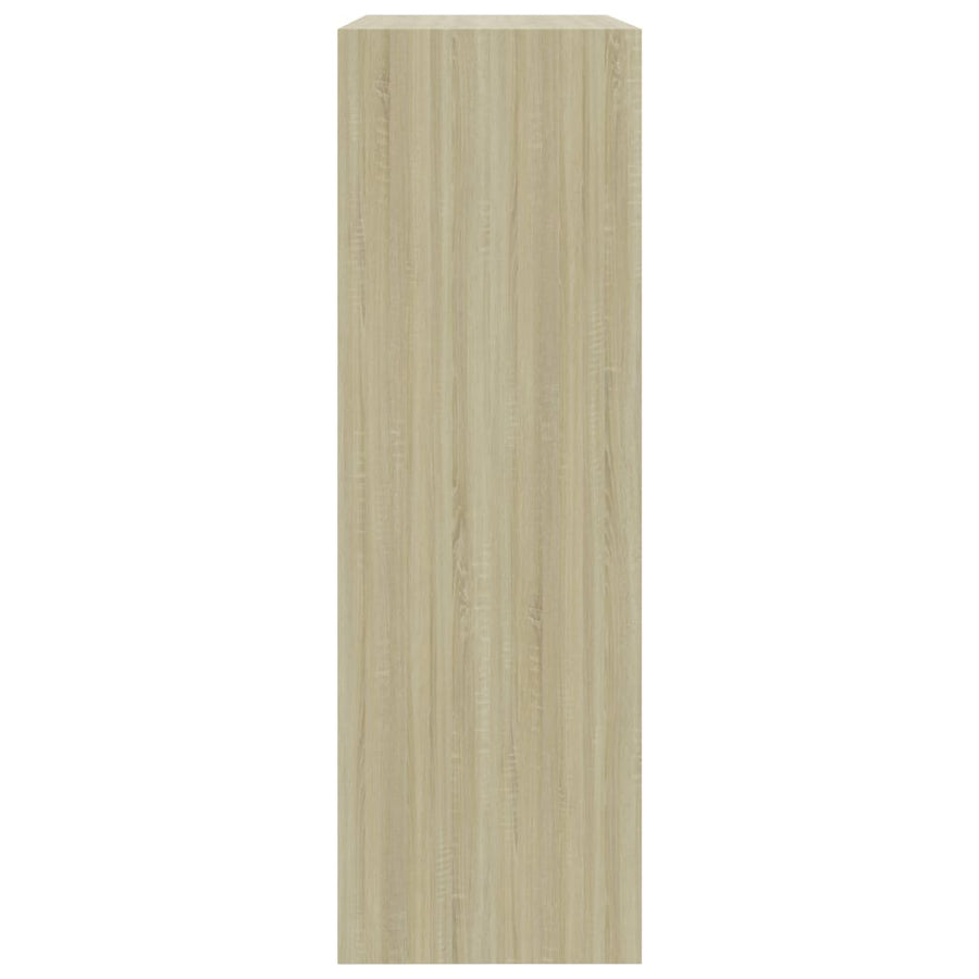 Boekenkast Bewerkt Hout Kleurig 60 x 24 x 76 cm Sonoma eiken