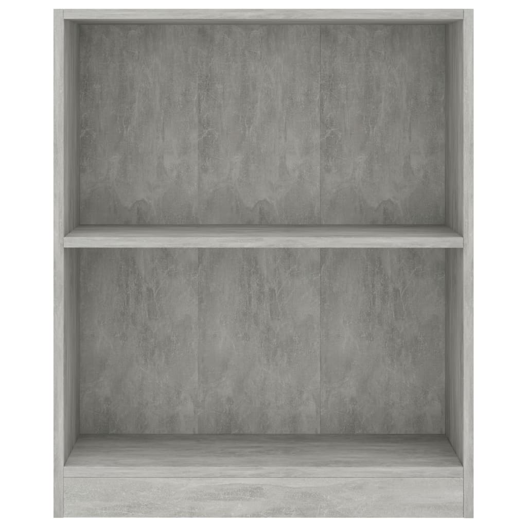 Boekenkast Bewerkt Hout 60 x 24 x 76 cm Betongrijs