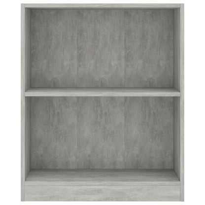 Boekenkast Bewerkt Hout 60 x 24 x 76 cm Betongrijs