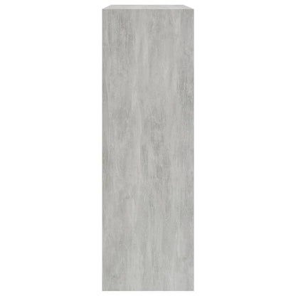 Boekenkast Bewerkt Hout 60 x 24 x 76 cm Betongrijs