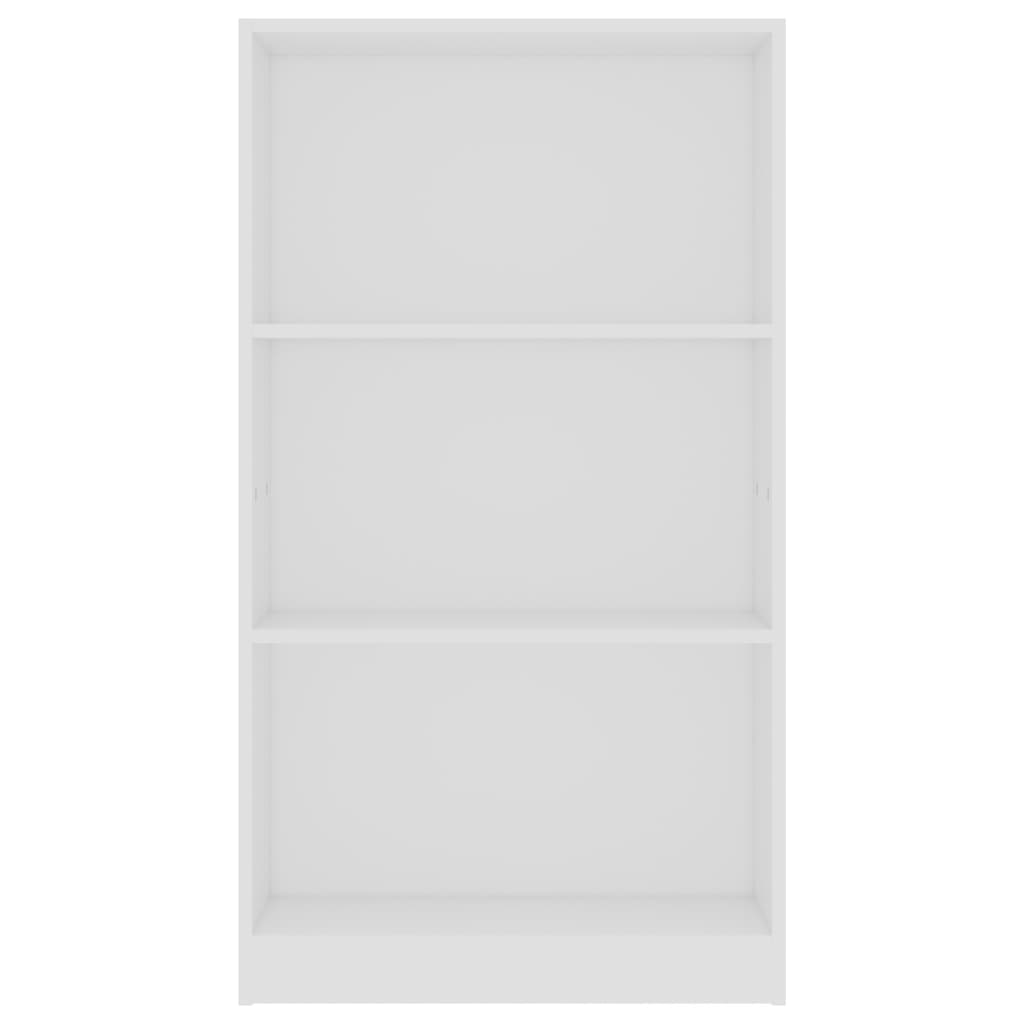 Boekenkast Met 3 Schappen Bewerkt Hout 60 x 24 x 109 cm