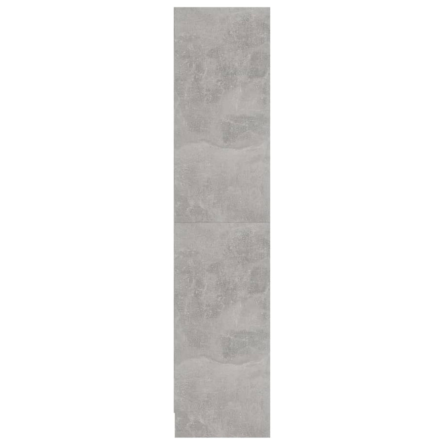 Boekenkast Met 3 Schappen Bewerkt Hout 60 x 24 x 109 cm Betongrijs