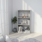 Boekenkast 60x24x109 cm bewerkt hout betongrijs