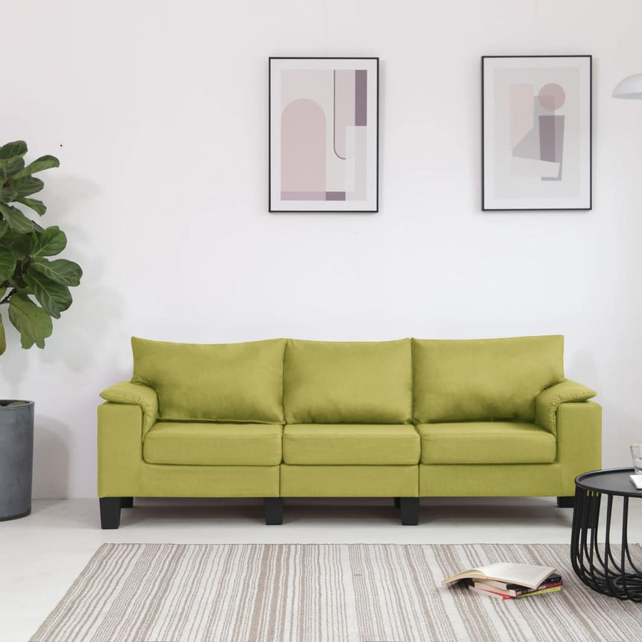 Driezitsbank Stof Groen