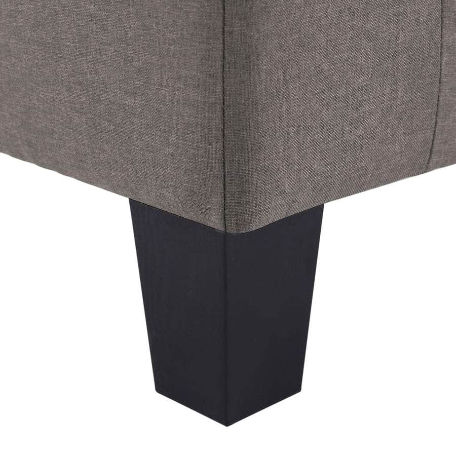 Vierzitsbank Stof Taupe