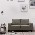 Taupe Two-seater Fabric Sofa