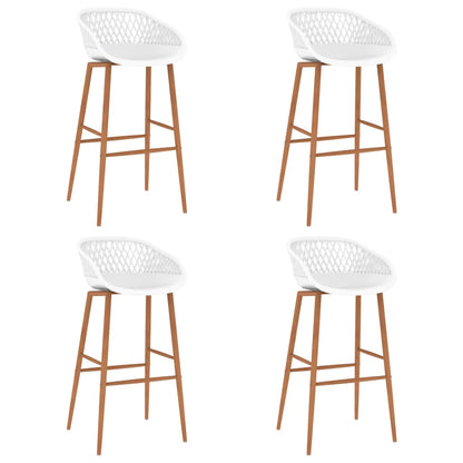 Barkrukken 4 Wit en bruin