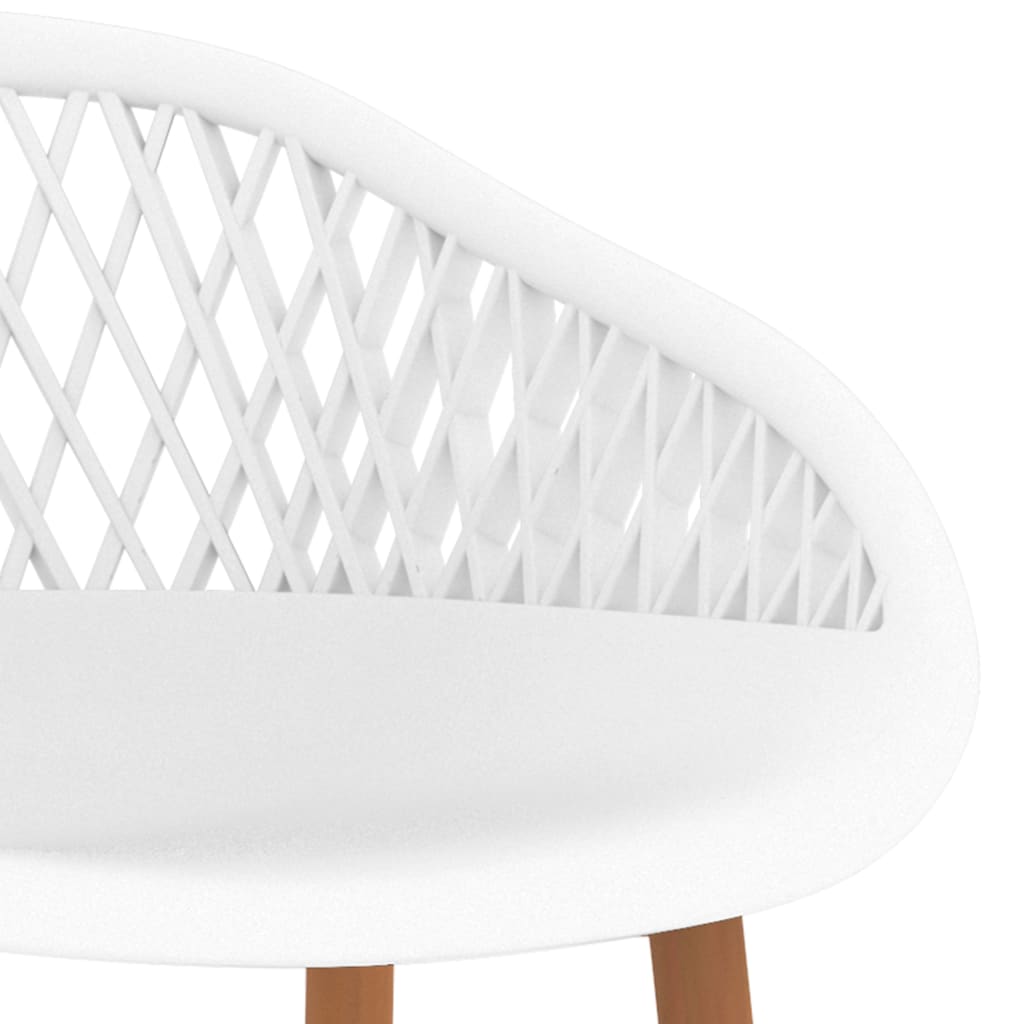 Barkrukken 4 Wit en bruin