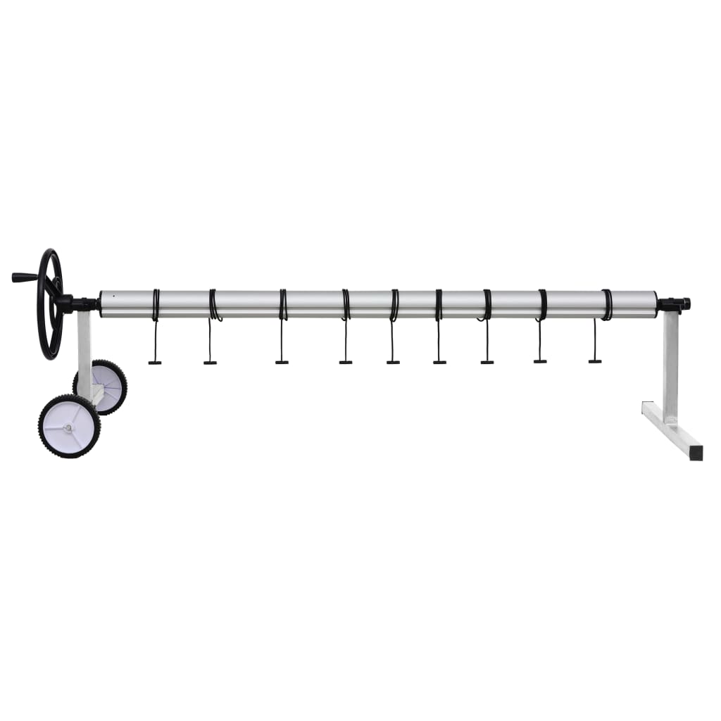 Zwembadhoesroller met roestvrijstalen frame