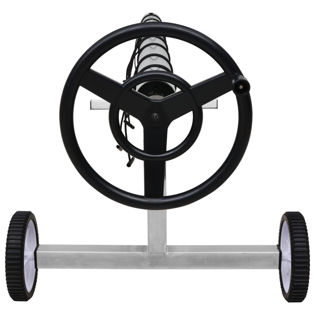 Zwembadhoesroller met roestvrijstalen frame
