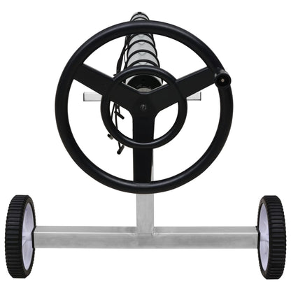 Zwembadhoesroller met roestvrijstalen frame