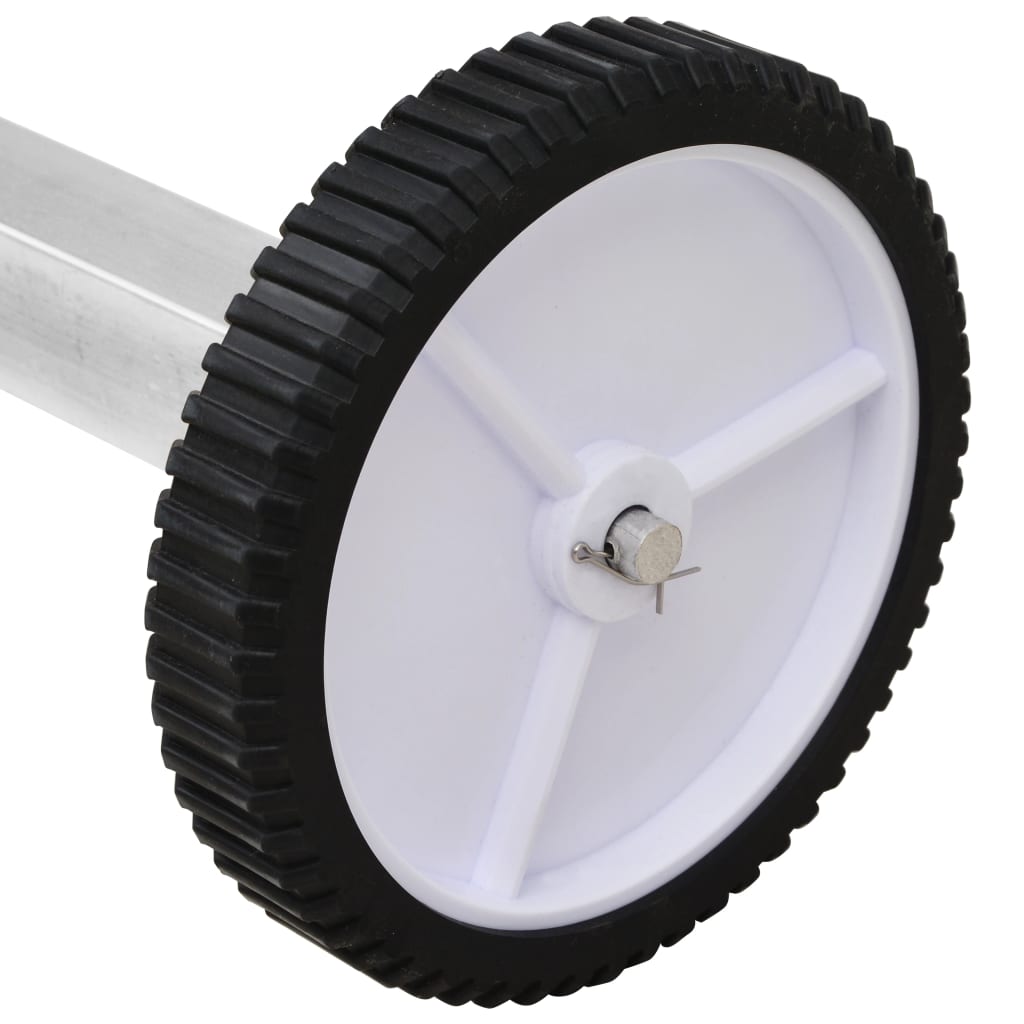 Zwembadhoesroller met roestvrijstalen frame