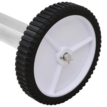 Zwembadhoesroller met roestvrijstalen frame