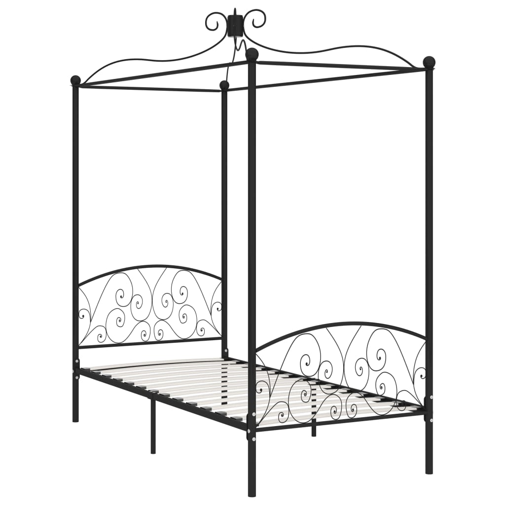 Hemelbedframe Metaal 90 x 200 cm