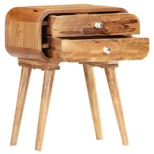 Nachtkastje 43X30X58 Cm Massief Mangohout